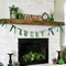 St. Patrick's Day Garland Decorations, 6.1Ft Glitter Sequin Wooden Lucky & Satin Bows Hanging Banner with Pearl Beads, Sanit Patty's Irish Holiday Mantel Fireplace Wall Party Decor